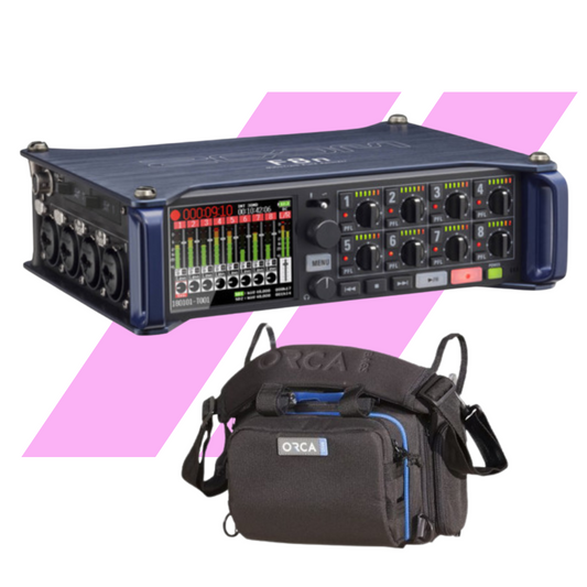 Zoom F8n Multitrack Recorder + Orca Bag